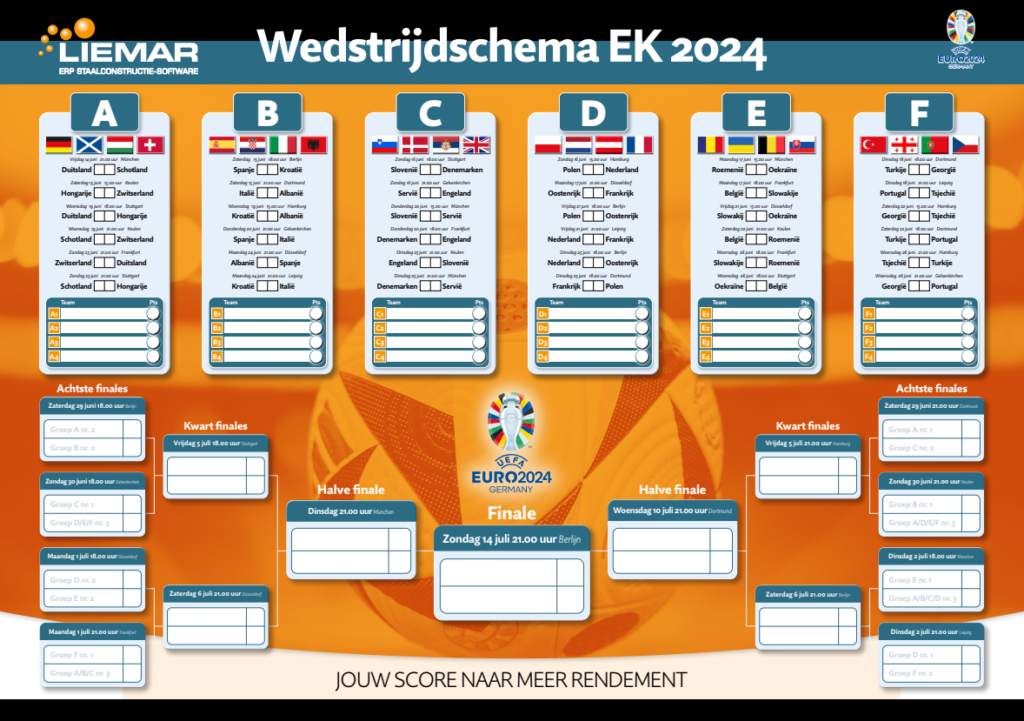 Download 'm hier het wedstrijdschema EK 2024!